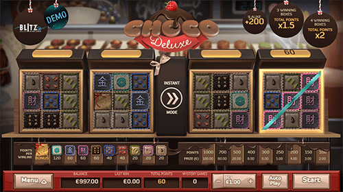 “Choco Deluxe” is a desert-themed dice game by Air Dice