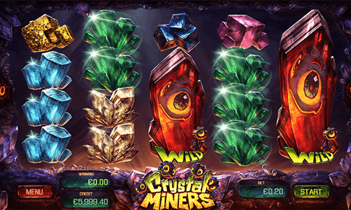 “Crystal Miners” is a slot by Apollo Games with a 5x3 reel layout and 40 paylines