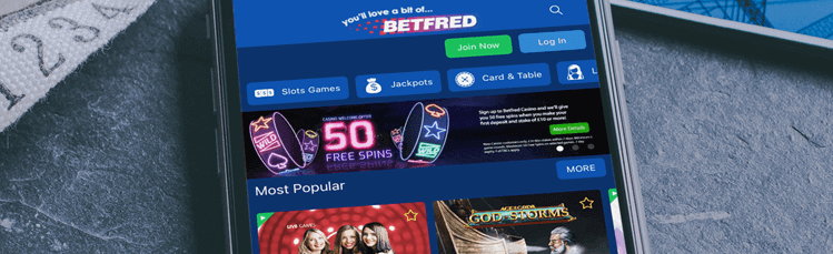 You can play at Betfred casino from everywhere via its mobile platform and Apps.