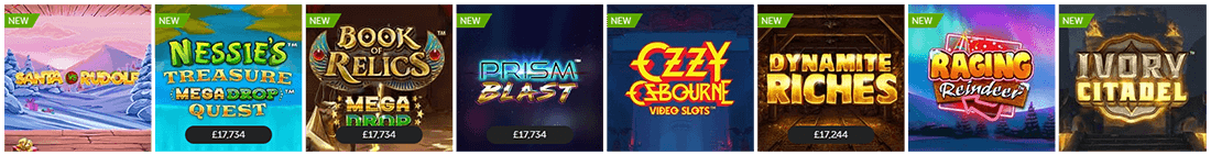 Betsafe casino offers a huge games library with more than 1,600 titles.