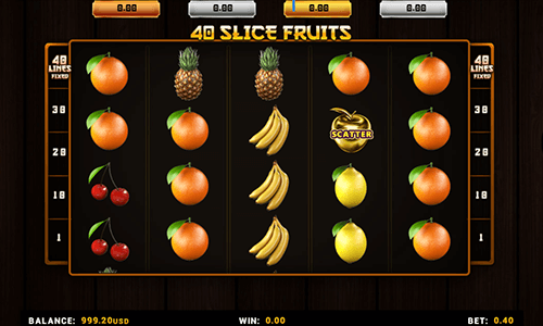 “40 Slice Fruit” is one of the best fruit-themed slots made by Betsense