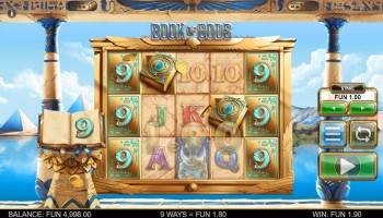 Book of Gods Slot Wild and Scatter Symbols by BTG
