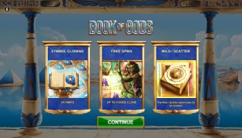 Book of Gods Slot Symbols by BTG