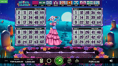 “Senorita Calavera” is a bingo game by Caleta Gaming