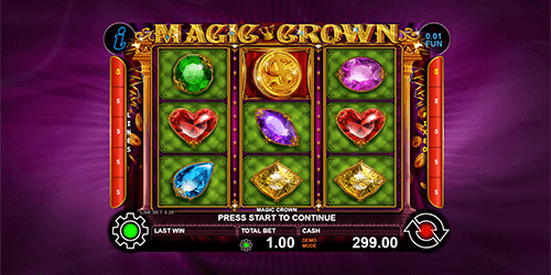 “Magic Crown” is one of the few 3x3 reel layout slots of CT Gaming