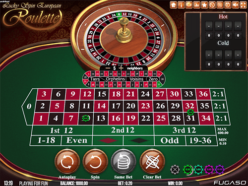 “Lucky Spin Euro Roulette” by Fugaso has a “gamble feature”