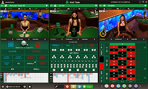 The live dealer games made by Gameplay Interactive are approximately 50