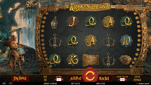 “Kraken Island” is a slot game by Gamshy with 27 pay lines