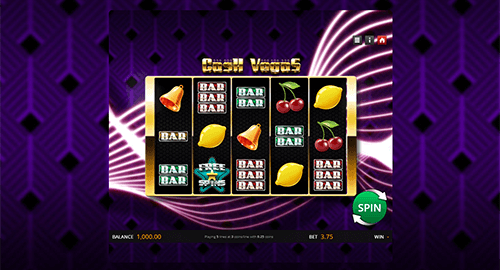 The Genii's slot “Cash Vegas” has a reel pattern of 3x5