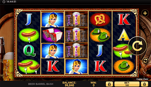 The High 5 Games slot “Beer Barrel Bash” features 80 bet ways