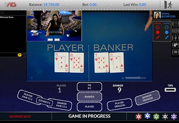 Live game cards by Visionary iGaming