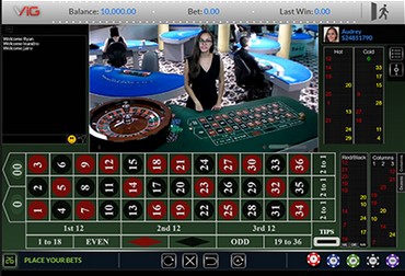 Live game roulette - Visionary iGaming