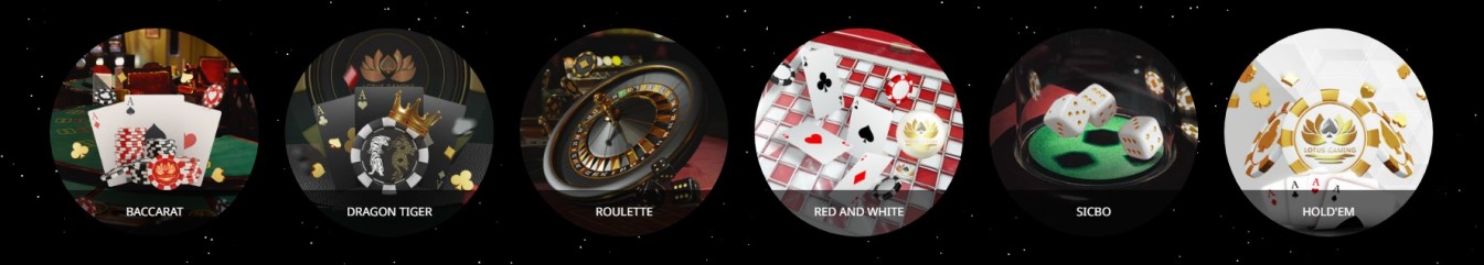 Type of games, live games, online casino!