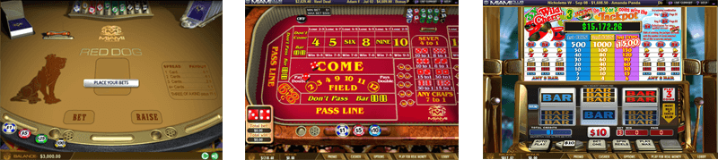 Miami Club Casino Games