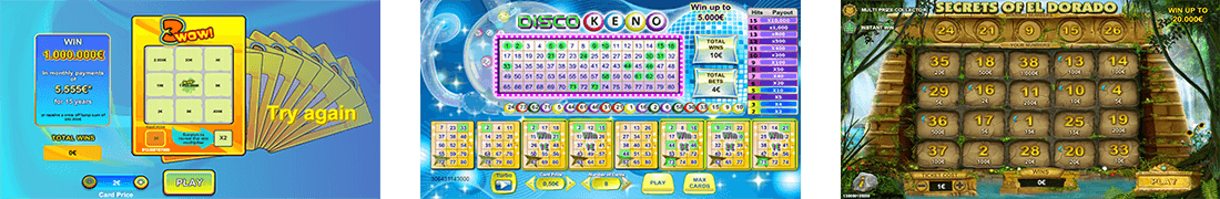 NeoGames produces many lottery-based games