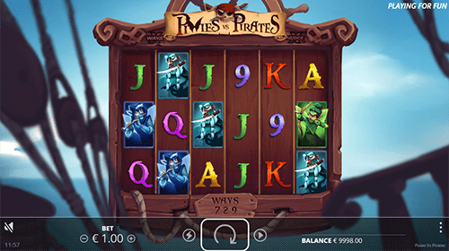 The Nolimit City slot “Pixies vs Pirates” has a 3x6 reel layout