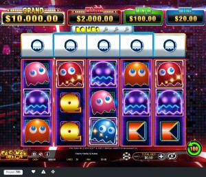 Pac Man Wild Edition is a slot with 25 pay lines