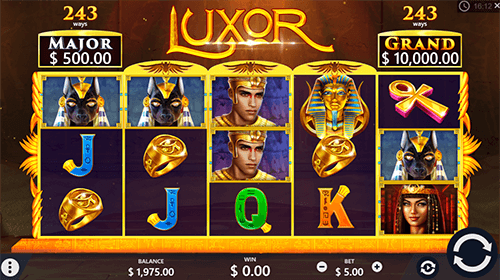 “Luxor” is a slot by Pariplay with 1944 ways to win