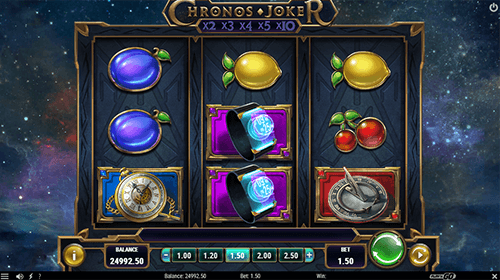 “Chronos Joker” is a video slot by Play'n GO with many bonus features