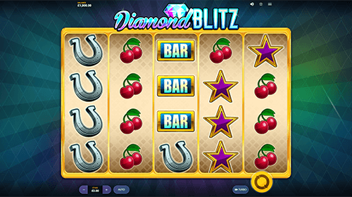 The “Diamond Blitz” by Red Tiger is 5x4 slot game with 20 pay lines