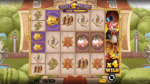 The “Piggy Riches Megaways™” is a 6x7 layout slot by Red Tiger Gaming