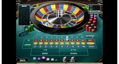 A hybrid mix between roulette and bingo - Play now!