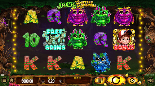 “Jack and the Mystery Monsters” is the newest and one of the best slots of SYNOT Games