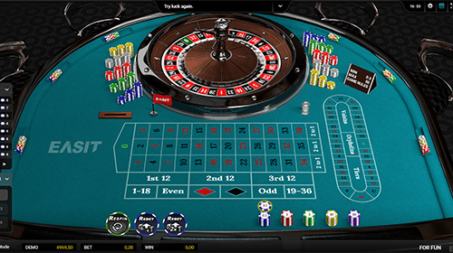 The SYNOT Games “Roulette Platinum” has a minimalistic HD graphics design