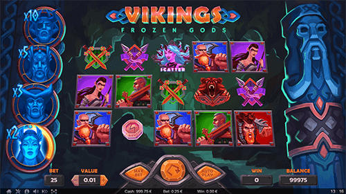 “Vikings Frozen Gods” is one of the best slots of ThunderSpin with 5x3 layout