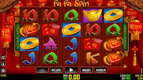 “Fa Fa Spin” is a 5x4 layout slot game from Worldmatch