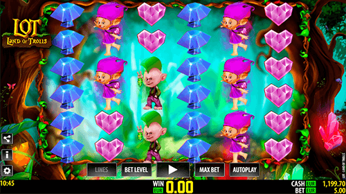 “Land of Trolls” Worldmatch slot has a 6x6 reel layout and many features