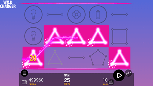 The Zeusplay slot “Wild Charger” has a 3x5 layout and offers up to 9 re-spins